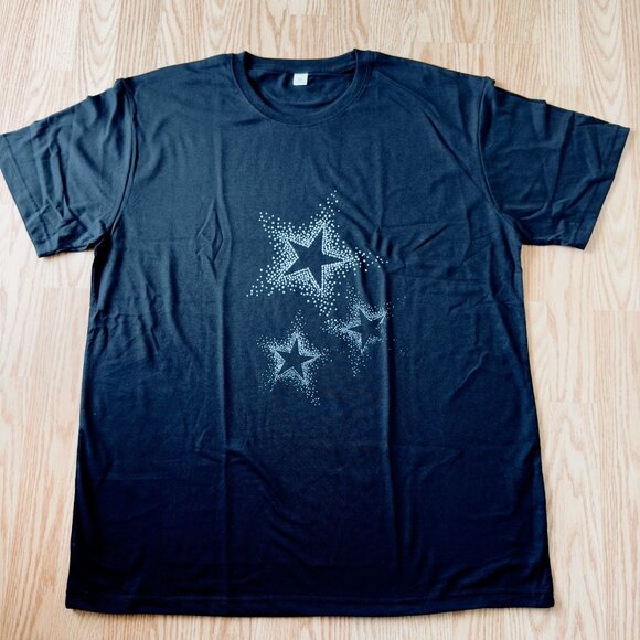 Theater Star Graphic T Shirt Size XL Black Cotton Short Sleeve Top - Picture 3 of 10